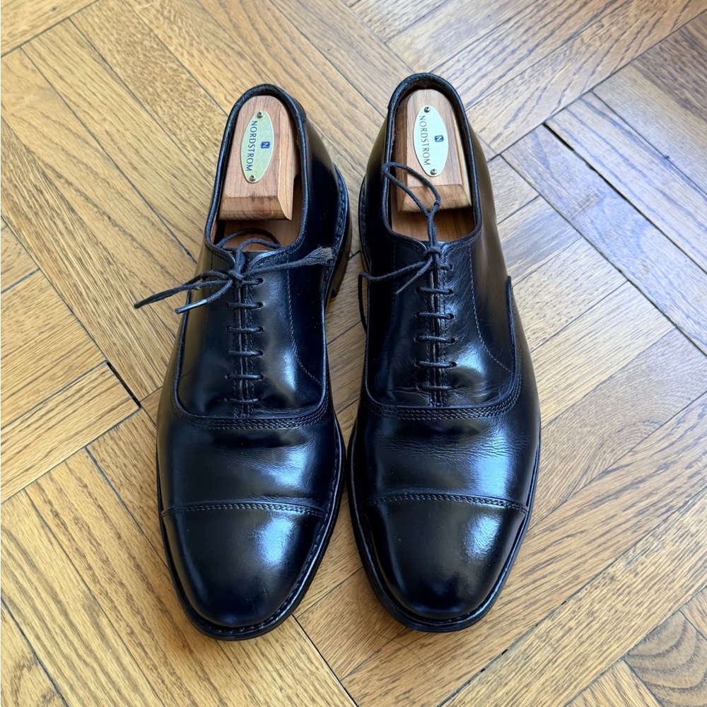 Allen Edmonds Black Leather Oxford Shoes
